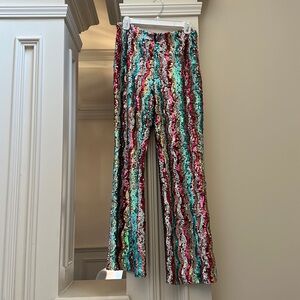 Free people sparkly disco pants